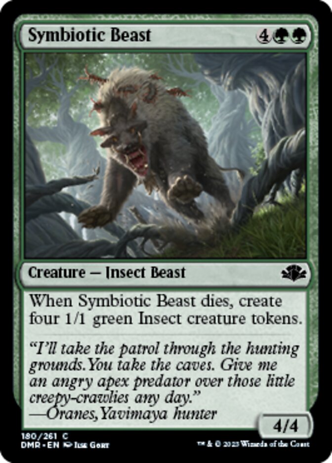 Symbiotic Beast (DMR-180) - Dominaria Remastered [Common]
