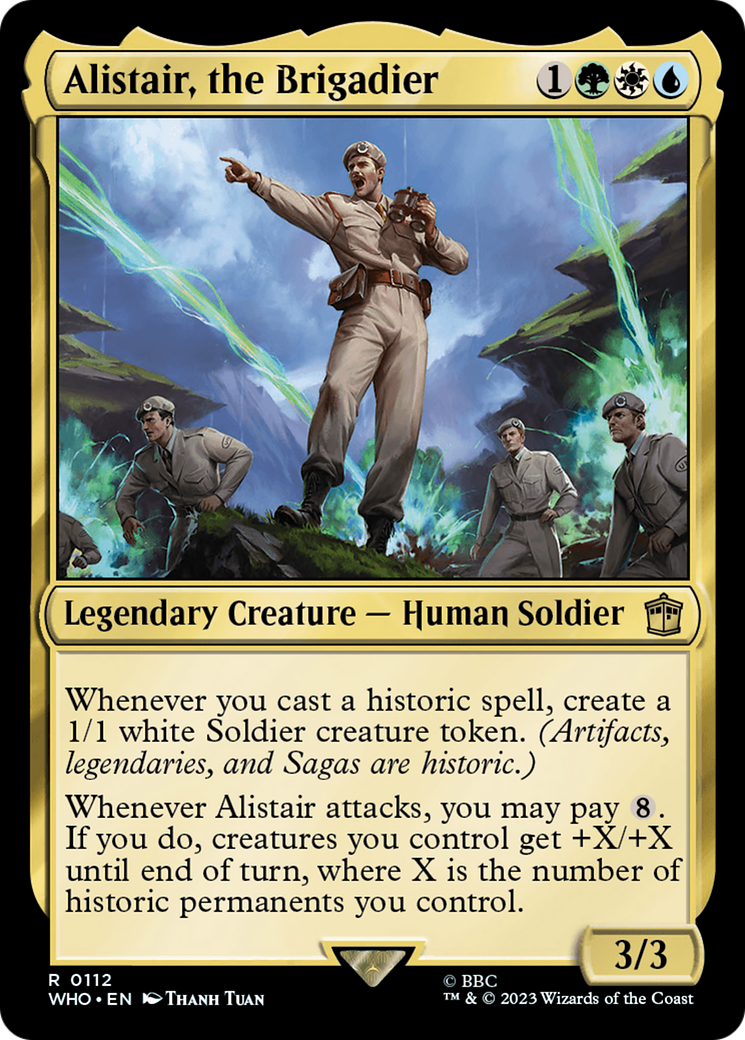 Alistair, the Brigadier (WHO-112) - Doctor Who [Rare]