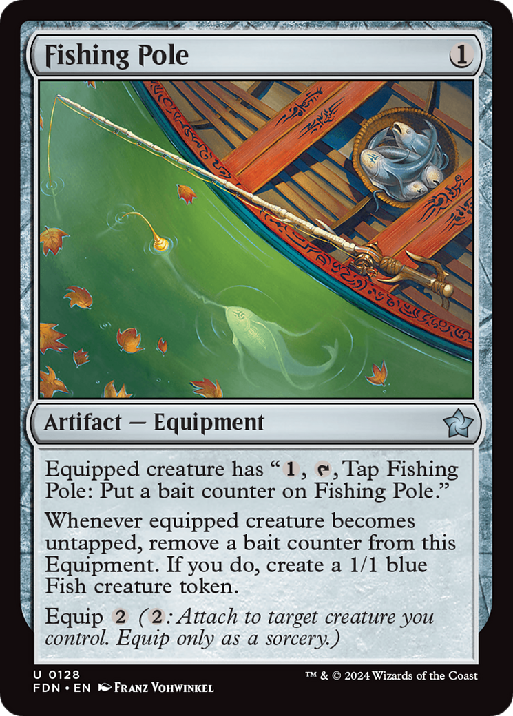 Fishing Pole (FDN-128) - Foundations Foil [Uncommon]