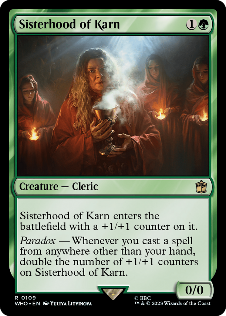 Sisterhood of Karn (WHO-109) - Doctor Who [Rare]