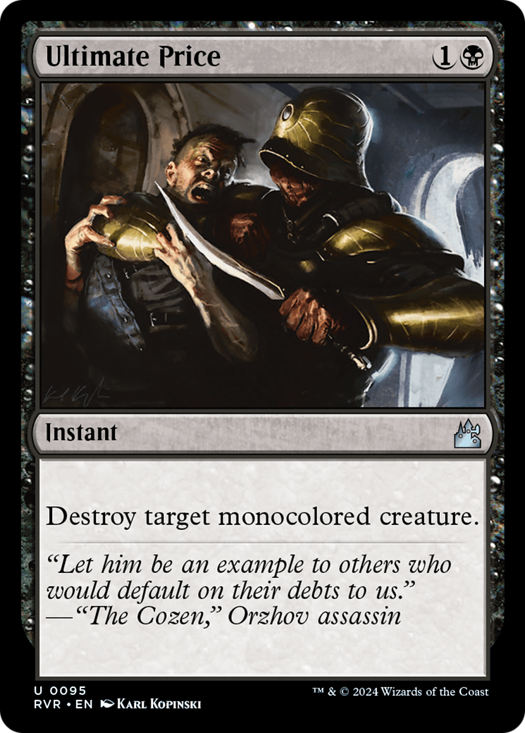 Ultimate Price (RVR-095) - Ravnica Remastered [Uncommon]