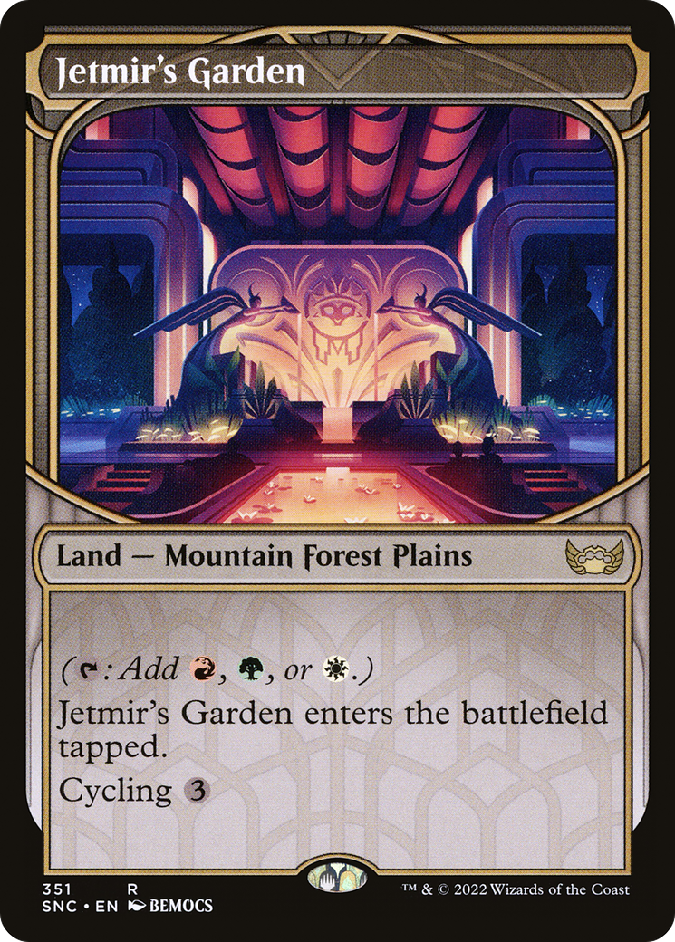 Jetmir's Garden (SNC-351) - Streets of New Capenna: (Showcase) Foil [Rare]