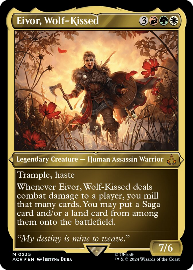 Eivor, Wolf-Kissed (ACR-235) - Assassin's Creed Etched Foil [Mythic]