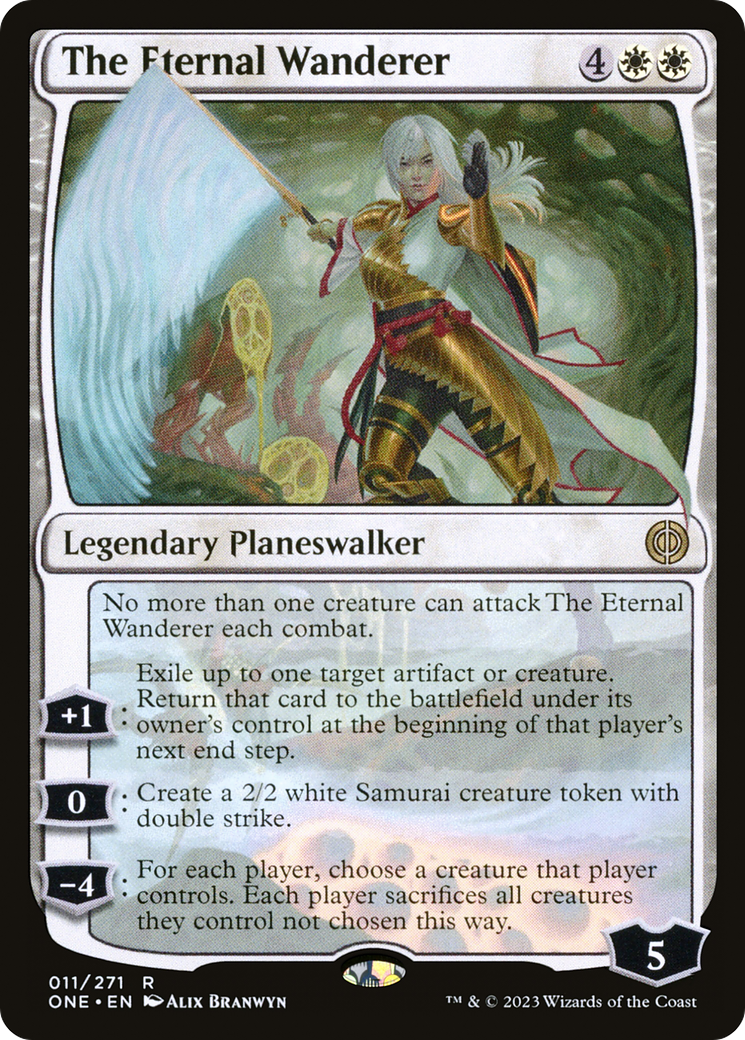 The Eternal Wanderer (ONE-011) - Phyrexia: All Will Be One [Rare]