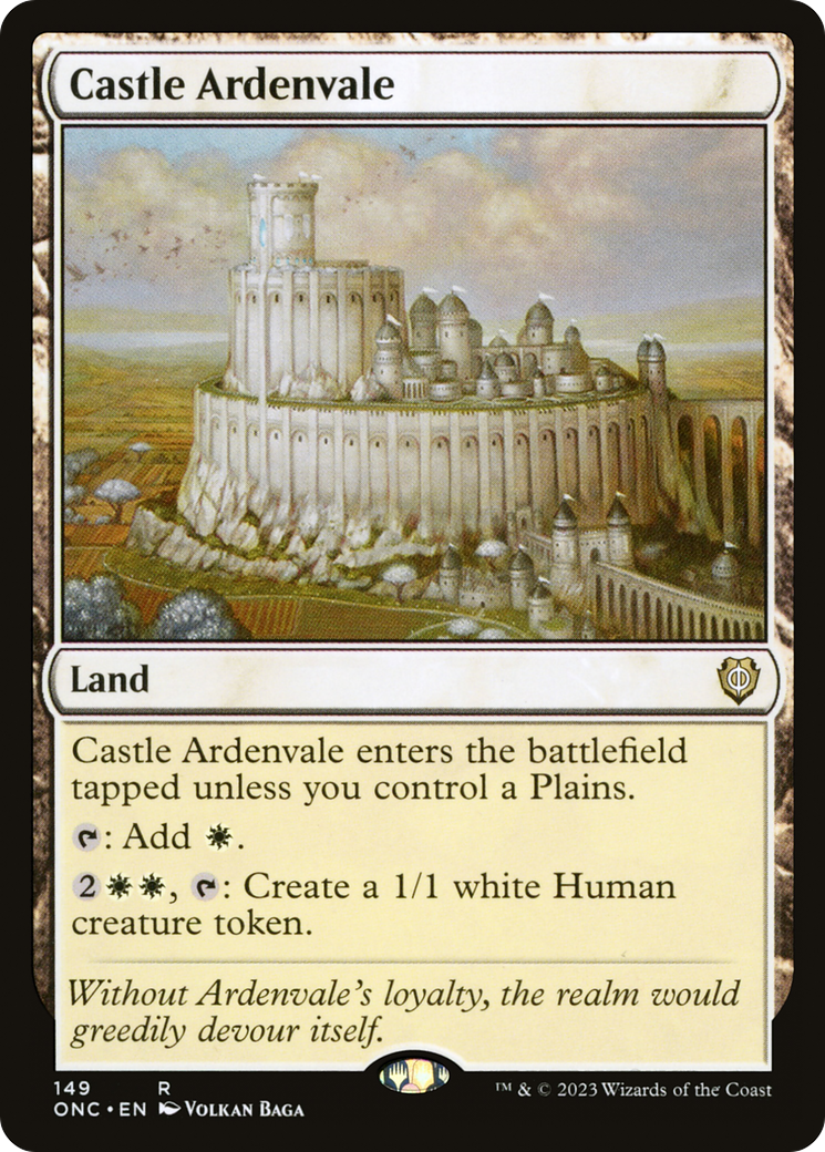 Castle Ardenvale (ONC-149) - Phyrexia: All Will Be One Commander [Rare]