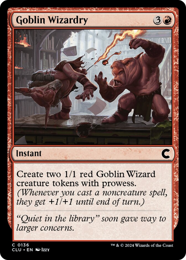 Goblin Wizardry (CLU-136) - Ravnica: Clue Edition [Common]