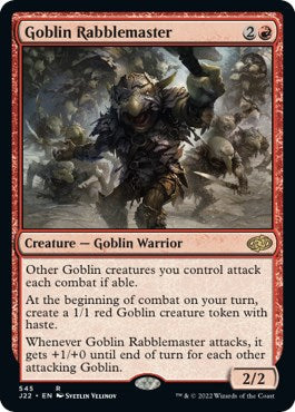 Goblin Rabblemaster (J22-545) - Jumpstart 2022 [Rare]