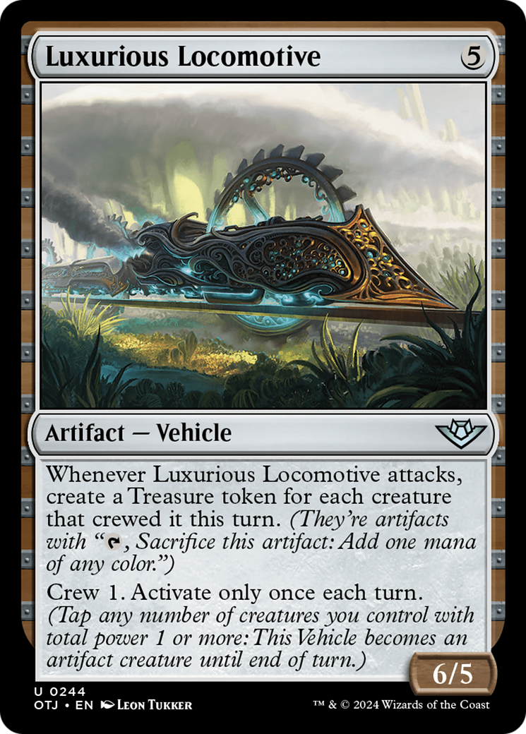 Luxurious Locomotive (OTJ-244) - Outlaws of Thunder Junction Foil [Uncommon]