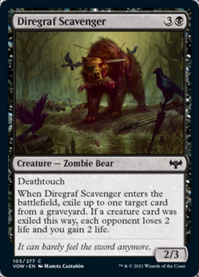Diregraf Scavenger (VOW-105) - Innistrad: Crimson Vow [Common]