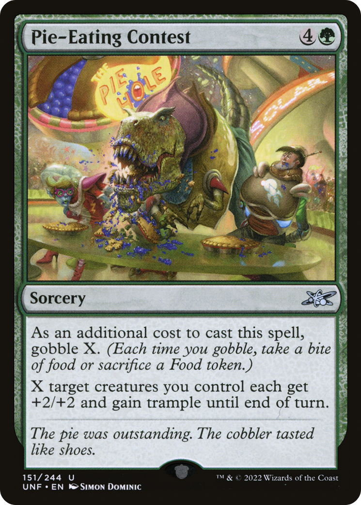 Pie-Eating Contest (UNF-151) - Unfinity Foil [Uncommon]