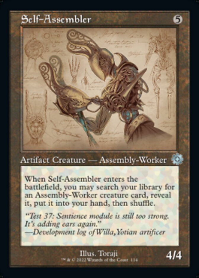 Self-Assembler (BRR-114) - The Brothers' War Retro Artifacts [Uncommon] Retro Frame Schematic