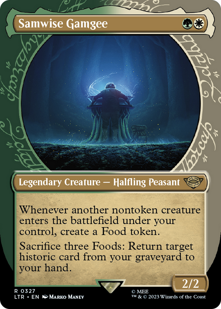 Samwise Gamgee (LTR-327) - The Lord of the Rings: Tales of Middle-earth: (Showcase) (Borderless) Foil [Rare]