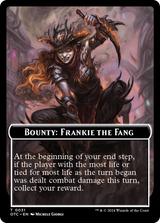 Bounty: Frankie The Fang // Wanted! (TOTC-031) - Outlaws of Thunder Junction Commander Tokens Foil [Common]