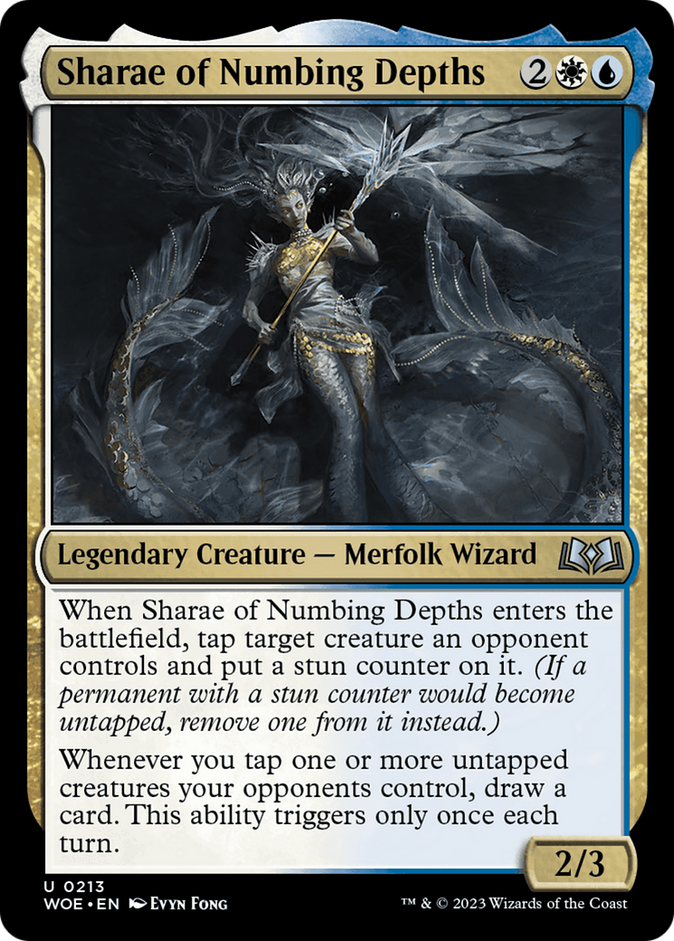 Sharae of Numbing Depths (WOE-213) - Wilds of Eldraine [Uncommon]