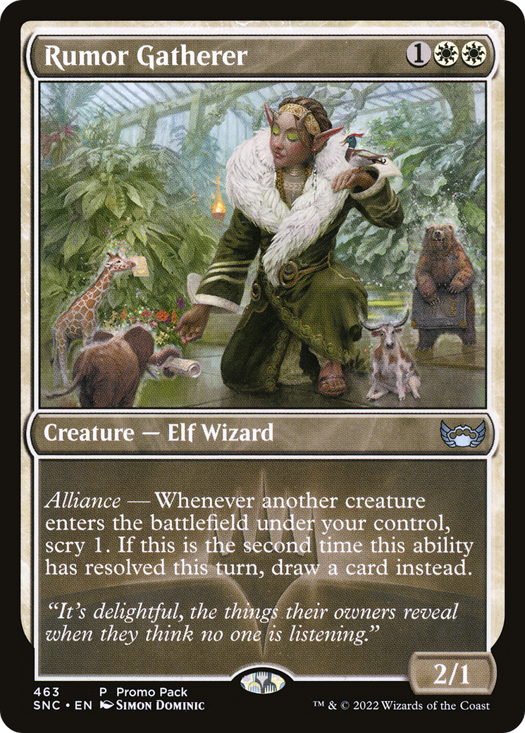 Rumor Gatherer (SNC-463) - Streets of New Capenna [Uncommon]