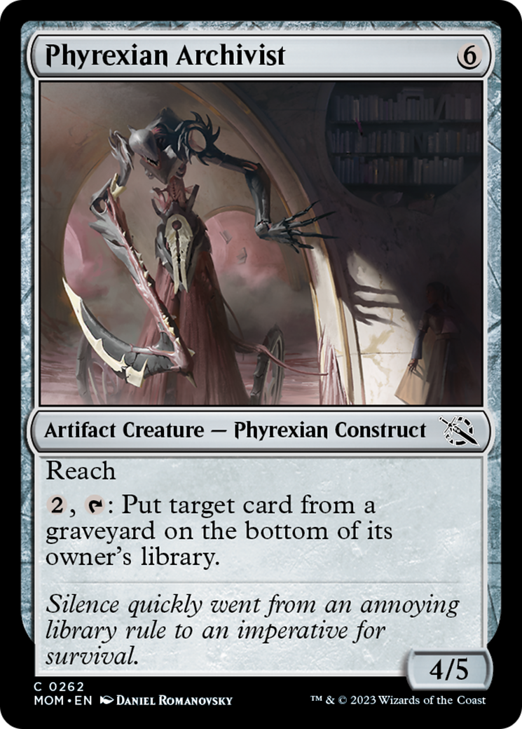 Phyrexian Archivist (MOM-262) - March of the Machine [Common]