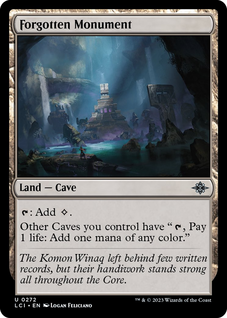 Forgotten Monument (LCI-272) - The Lost Caverns of Ixalan [Uncommon]