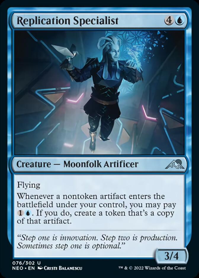 Replication Specialist (NEO-076) - Kamigawa: Neon Dynasty [Uncommon]