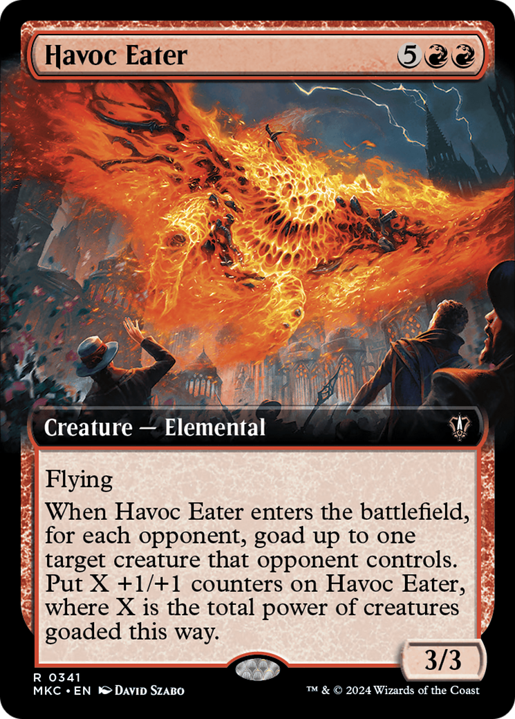 Havoc Eater (MKC-341) - Murders at Karlov Manor Commander: (Extended Art) [Rare]