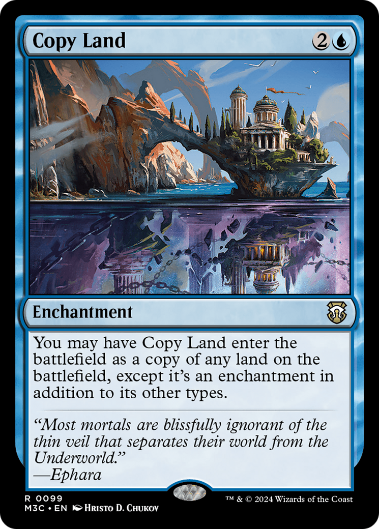 Copy Land (M3C-099) - Modern Horizons 3 Commander [Rare]