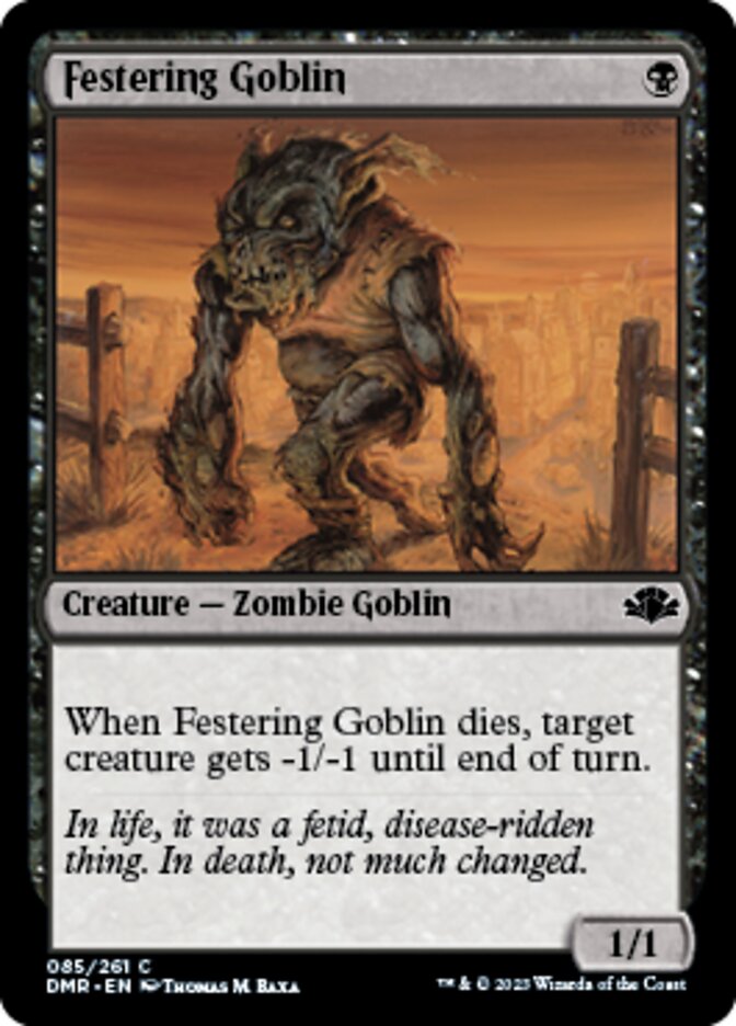 Festering Goblin (DMR-085) - Dominaria Remastered [Common]
