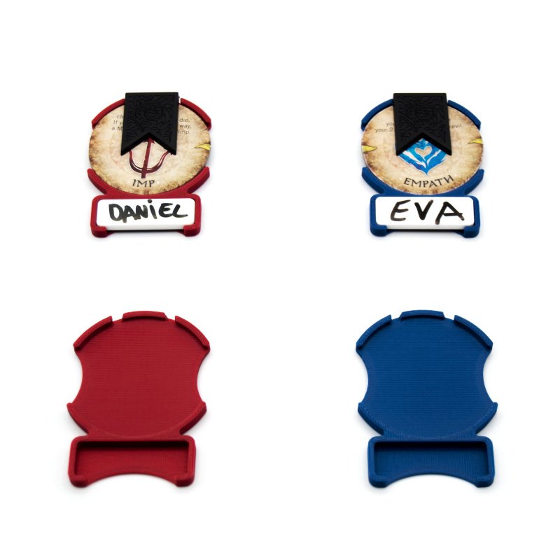 BGExpansions - Blood on the Clocktower: Character Token & Name Tag Trays (23 pieces)