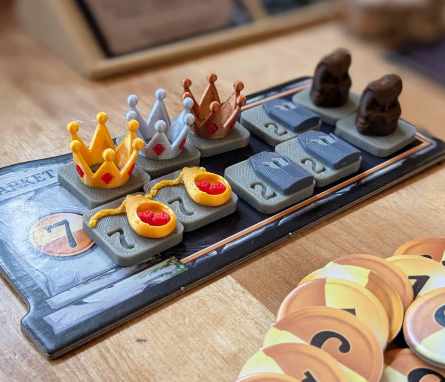 Top Shelf Gamer - Catacombs Market Items Compatible With Clank! Catacombs™ (set of 41)