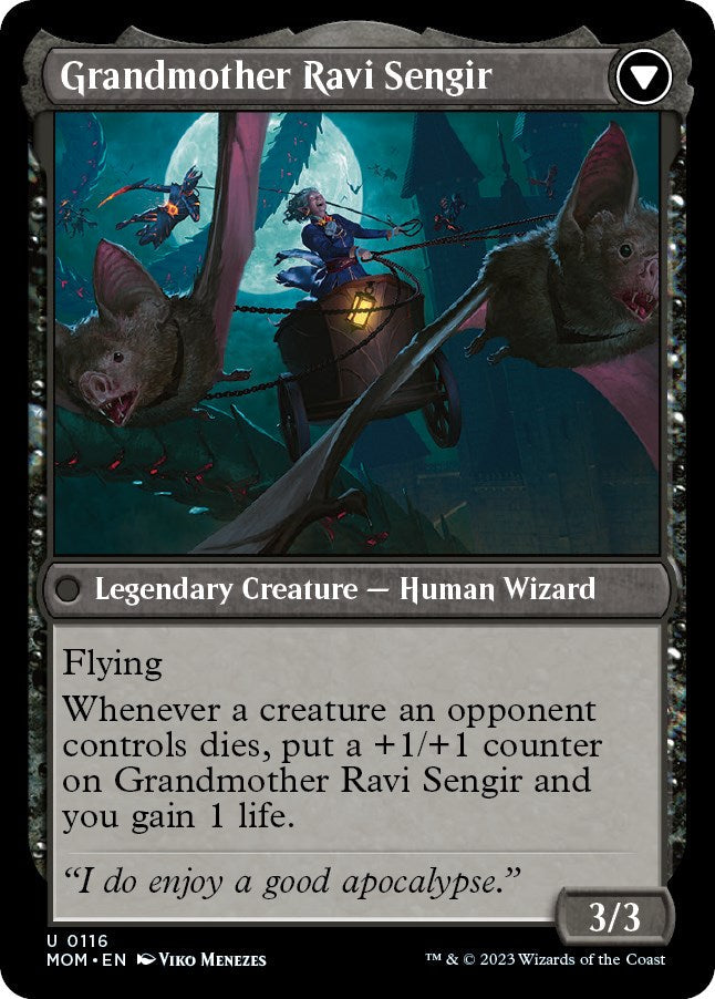 Invasion of Ulgrotha // Grandmother Ravi Sengir (MOM-116) - March of the Machine [Uncommon]