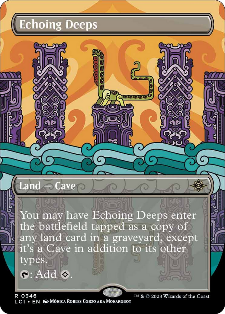 Echoing Deeps (LCI-346) - The Lost Caverns of Ixalan (Borderless) [Rare]