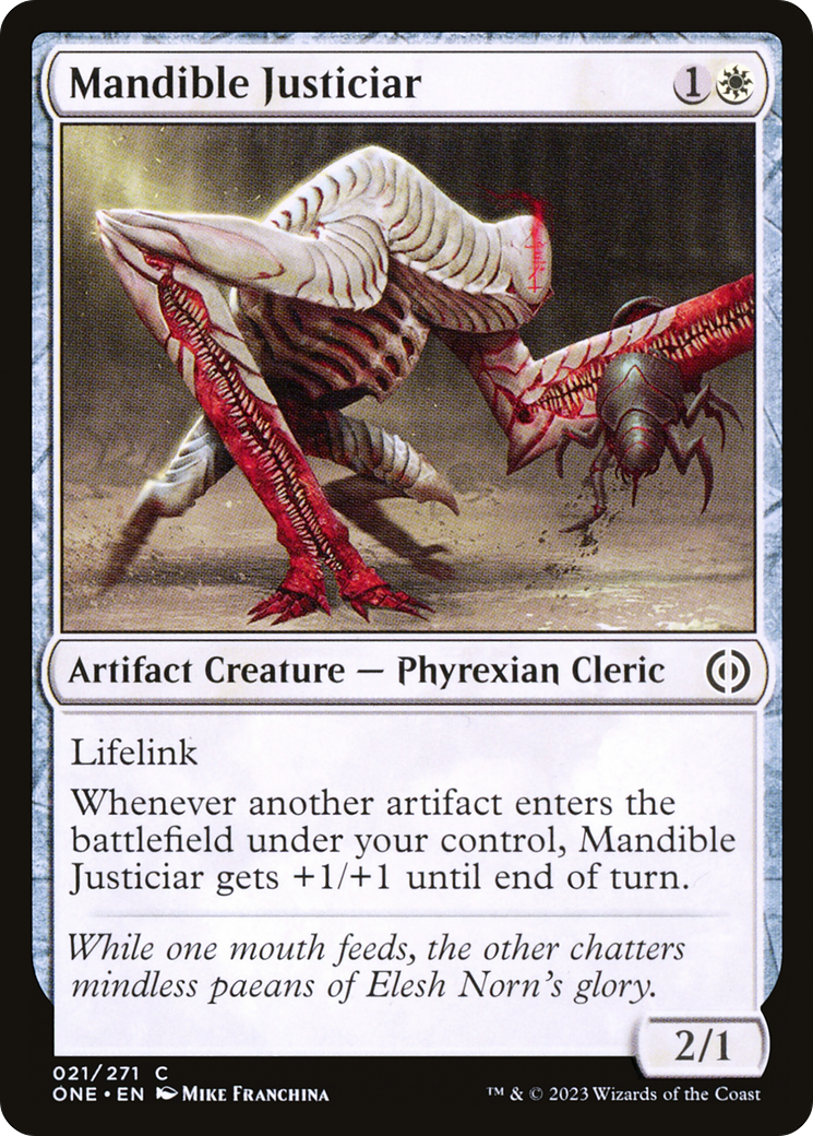 Mandible Justiciar (ONE-021) - Phyrexia: All Will Be One [Common]