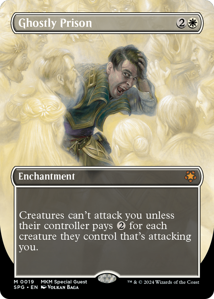 Ghostly Prison (SPG-019) - Special Guests (Borderless) Foil [Mythic]