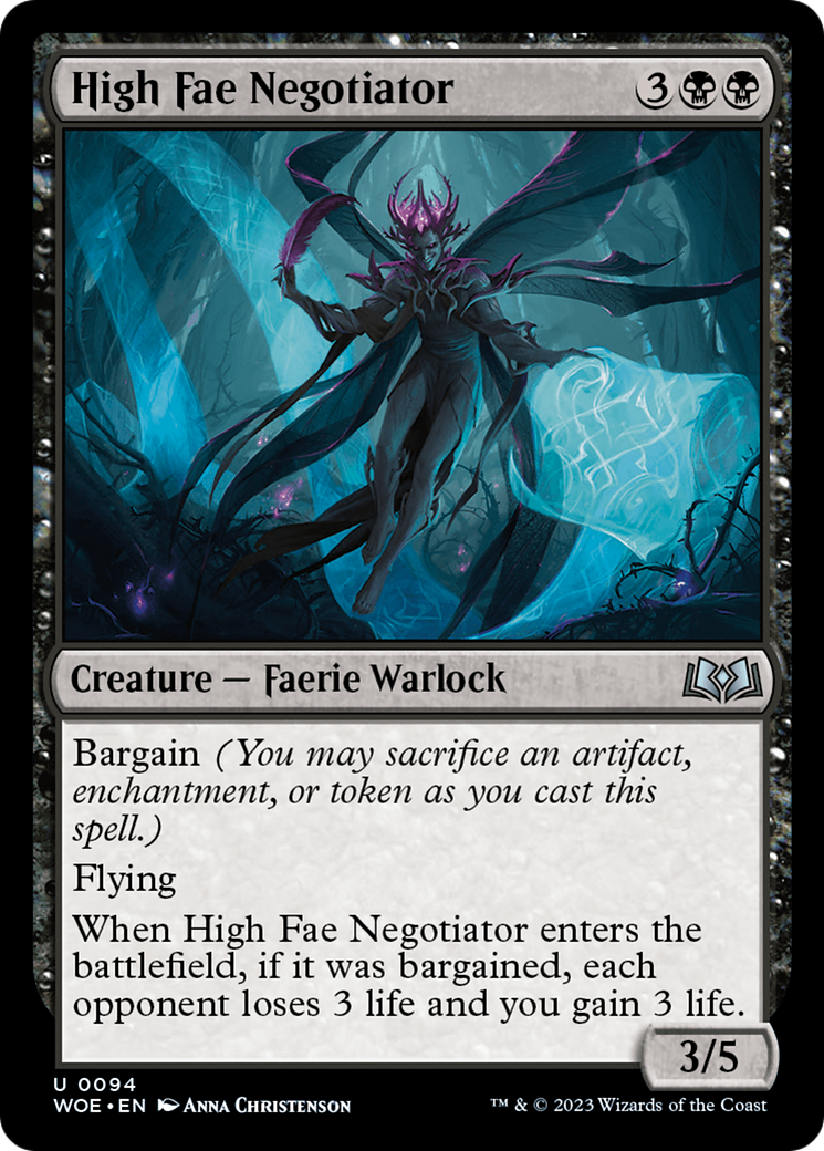 High Fae Negotiator (WOE-094) - Wilds of Eldraine [Uncommon]