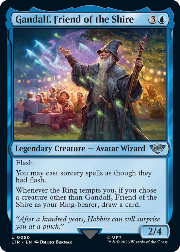Gandalf, Friend of the Shire (LTR-050) - The Lord of the Rings: Tales of Middle-earth [Uncommon]