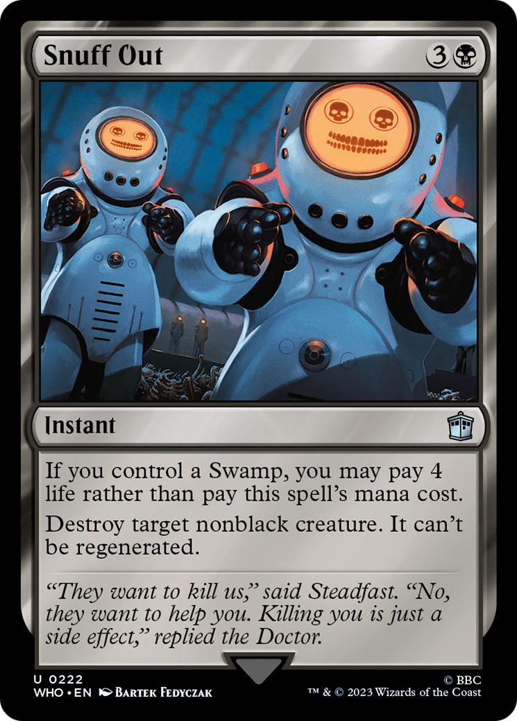 Snuff Out (WHO-222) - Doctor Who [Uncommon]