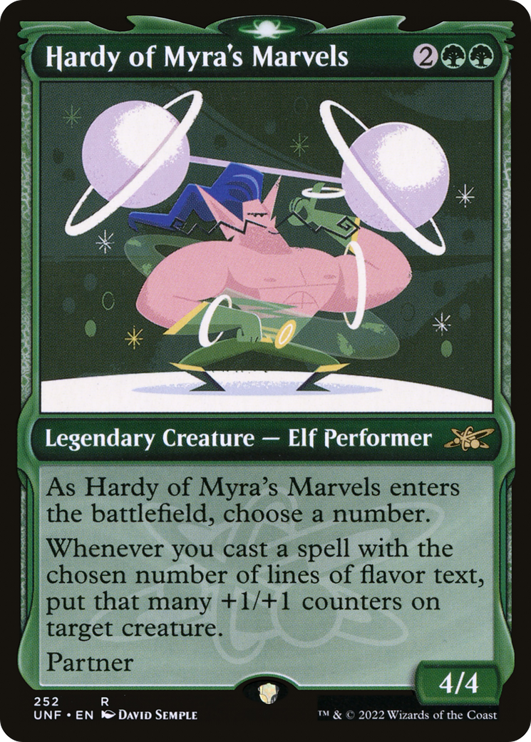 Hardy of Myra's Marvels (UNF-252) - Unfinity: (Showcase) Foil [Rare]