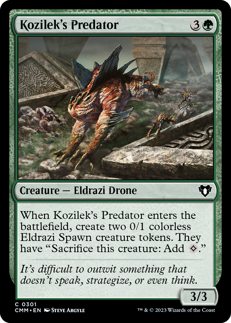 Kozilek's Predator (CMM-301) - Commander Masters [Common]