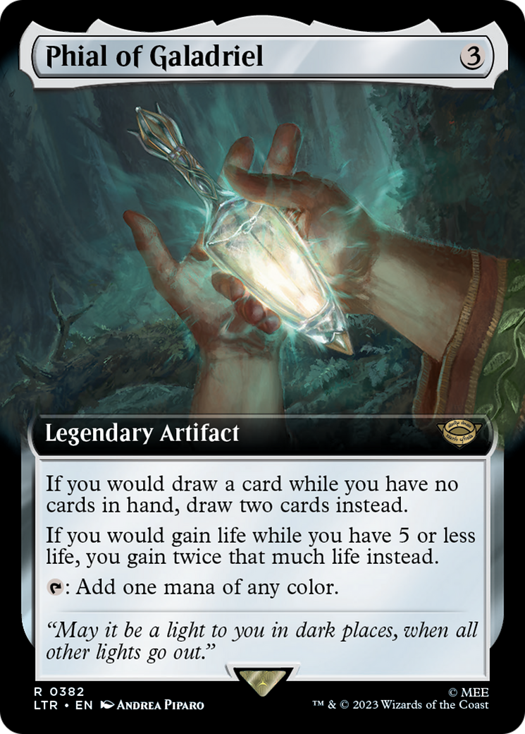 Phial of Galadriel (LTR-382) - The Lord of the Rings: Tales of Middle-earth: (Extended Art) Foil [Rare]