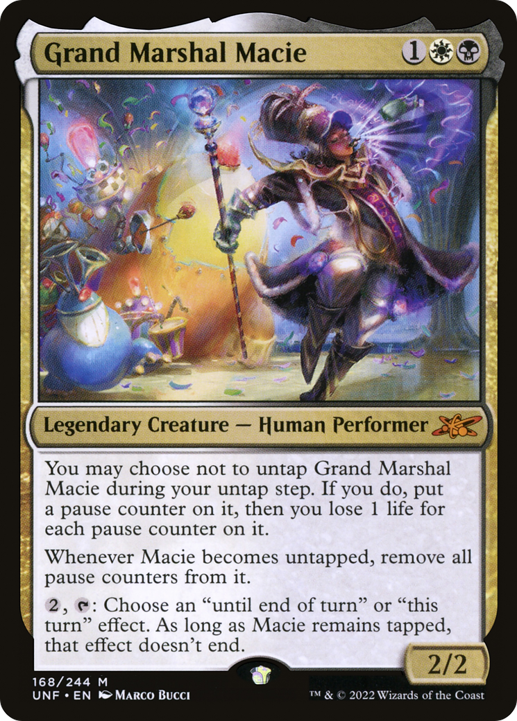 Grand Marshal Macie (UNF-168) - Unfinity Foil [Mythic]