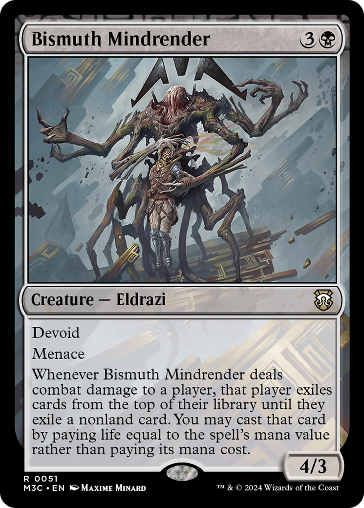 Bismuth Mindrender (M3C-051) - Modern Horizons 3 Commander Foil [Rare]