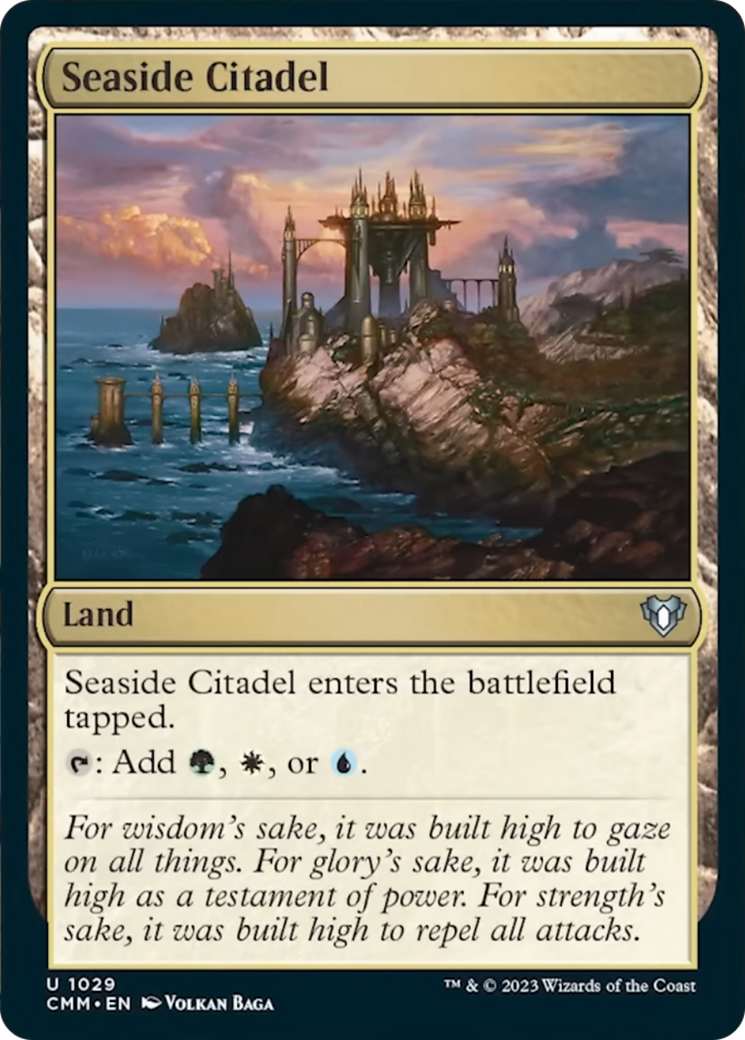 Seaside Citadel (CMM-1029) - Commander Masters [Uncommon]