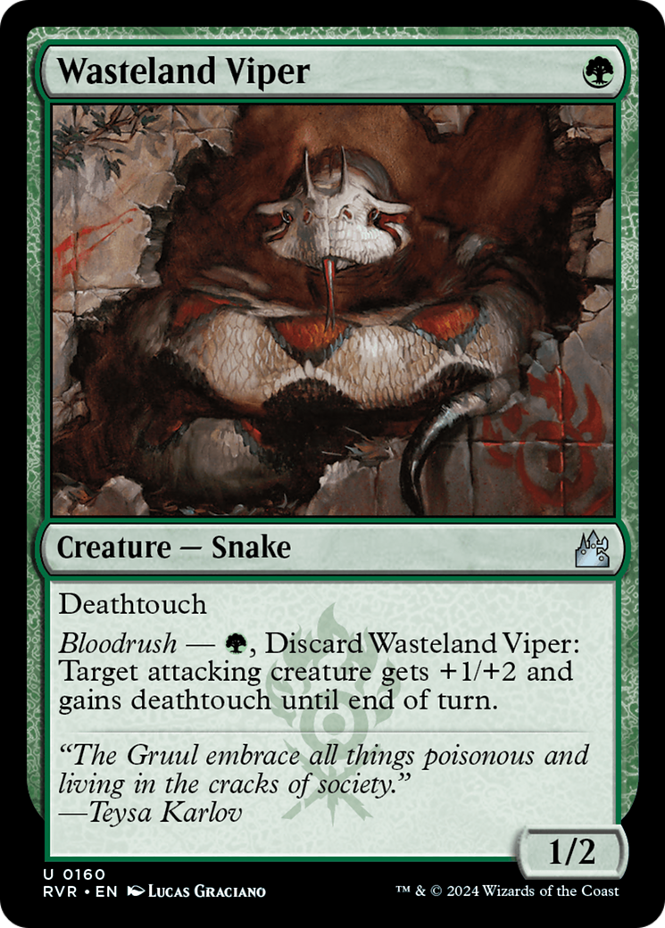 Wasteland Viper (RVR-160) - Ravnica Remastered [Uncommon]