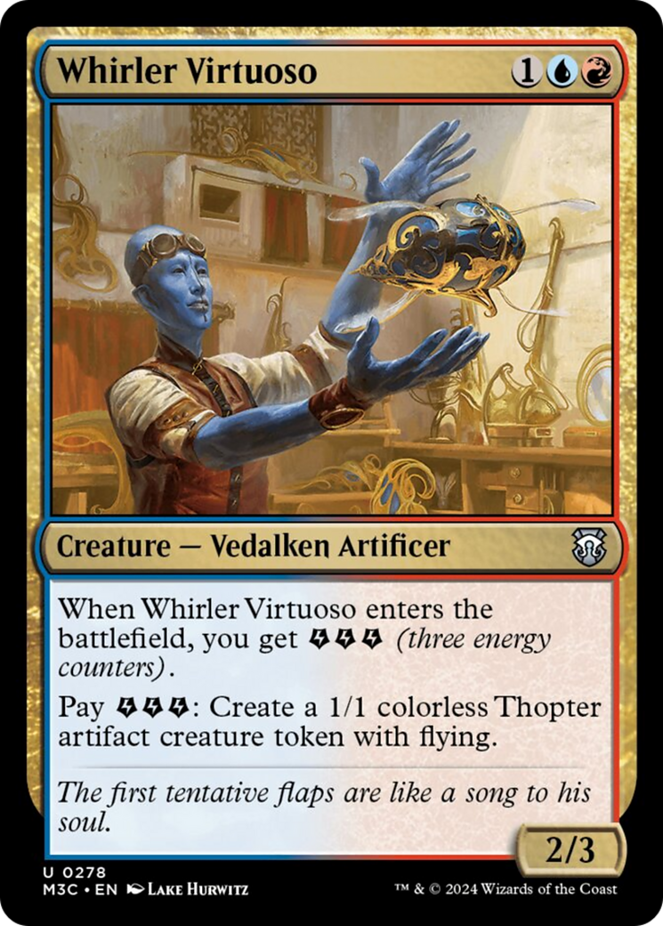 Whirler Virtuoso (M3C-278) - Modern Horizons 3 Commander Foil [Uncommon]