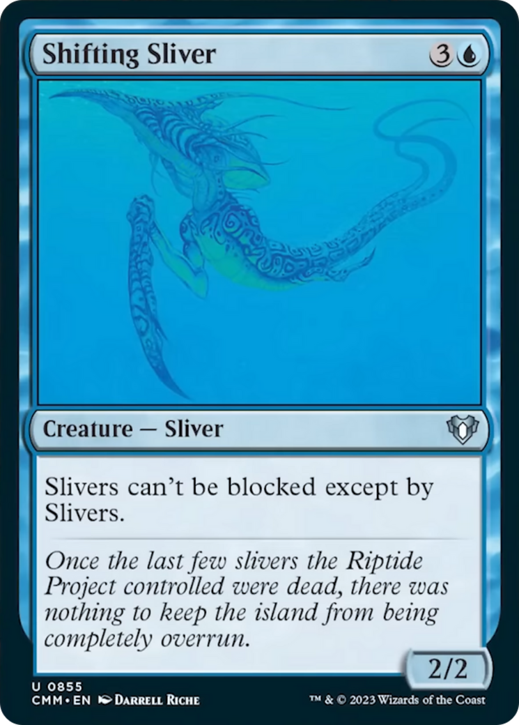 Shifting Sliver (CMM-855) - Commander Masters [Uncommon]