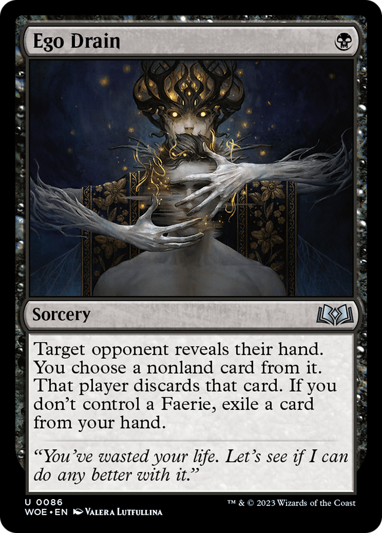 Ego Drain (WOE-086) - Wilds of Eldraine [Uncommon]