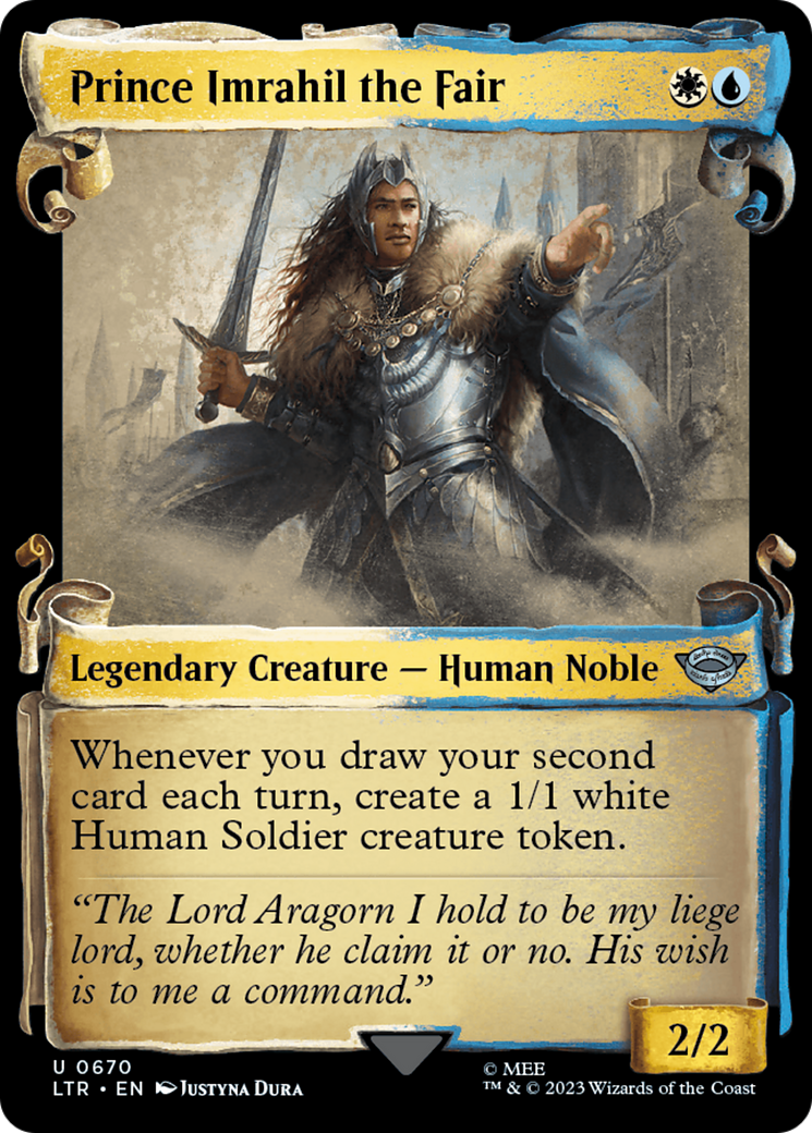 Prince Imrahil the Fair (LTR-670) - The Lord of the Rings: Tales of Middle-earth: (Showcase) Scroll [Uncommon]