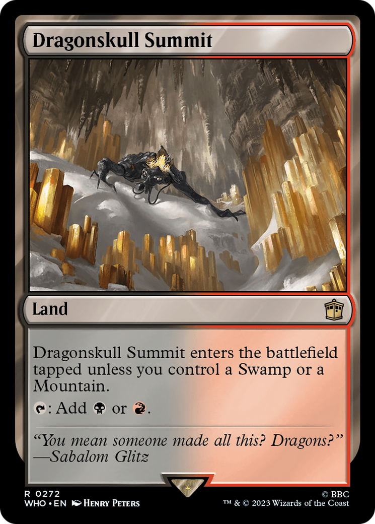Dragonskull Summit (WHO-272) - Doctor Who [Rare]