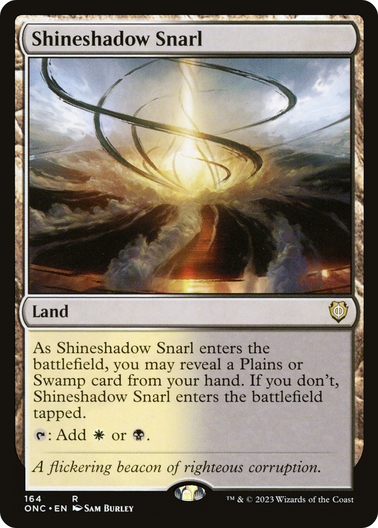 Shineshadow Snarl (ONC-164) - Phyrexia: All Will Be One Commander [Rare]