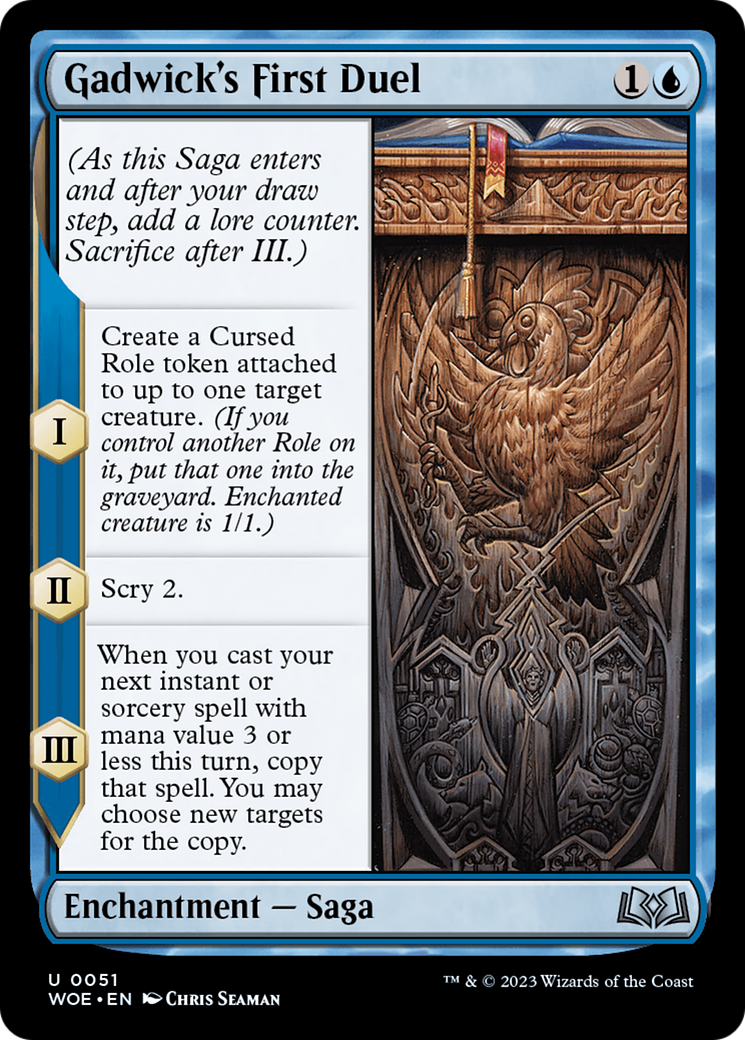 Gadwick's First Duel (WOE-051) - Wilds of Eldraine [Uncommon]