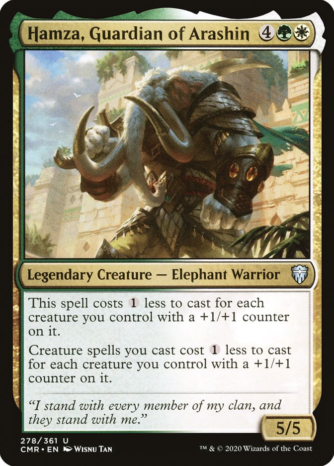 Hamza, Guardian of Arashin (CMR-278) - Commander Legends [Uncommon]