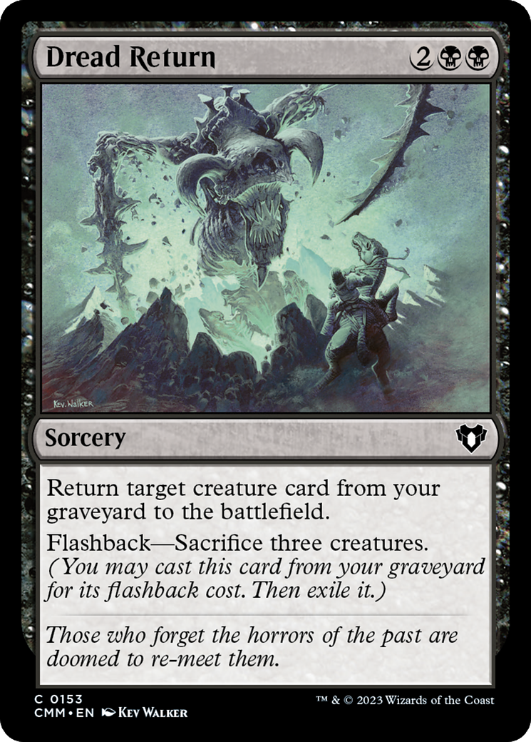 Dread Return (CMM-153) - Commander Masters [Common]